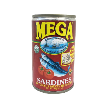 MEGA SARDINES- IN TOMATO CHILI SAUCE ADDED 5.5 OZ