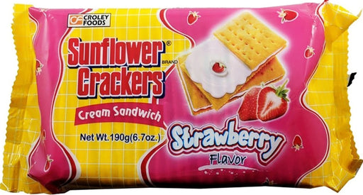 CROLEY FOODS SUNFLOWER STRAWBERY FLAVOR CRACKERS 6.70 OZ - Asian Online Groceries