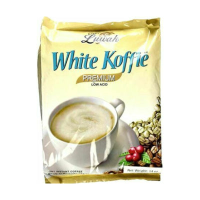 LUWAK WHITE COFFEE ORIGINAL 20 SACHETS 14OZ